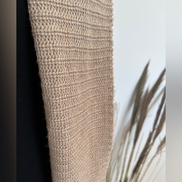 Revamped Cozy Tan Knit Cardigan size large - Picture 3 of 6